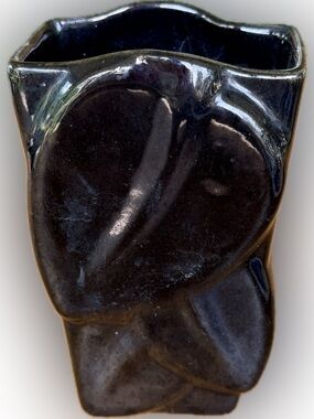 Vintage Black Planter